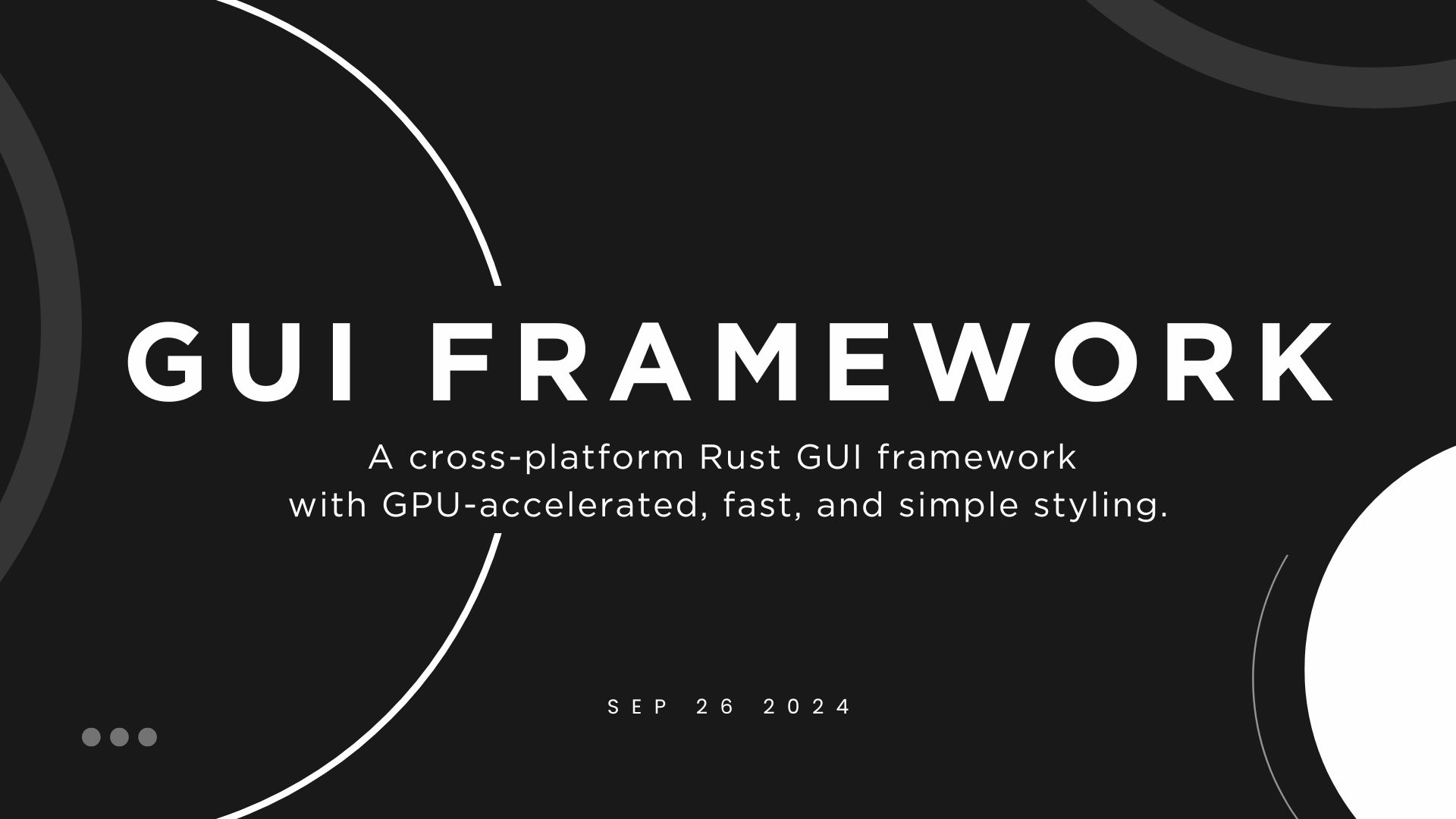 GUI Framework